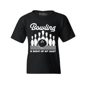 Il bowling è proprio il mio vicolo, maglietta per bambini