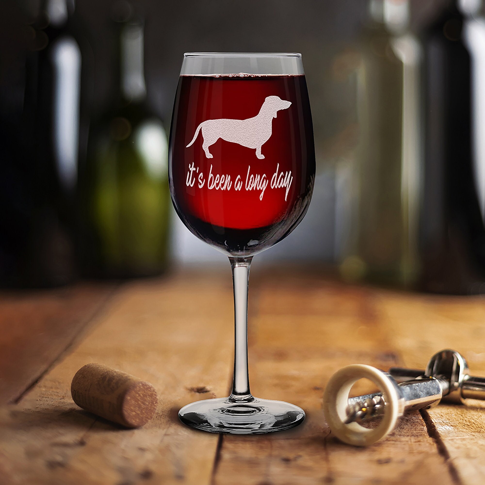 Dachshund Wine Tumbler Dachshund Wine Tumbler
