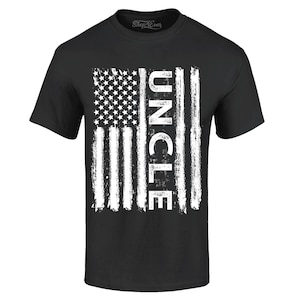 Patriotic Uncle T-Shirt American Flag Shirt USA Fourth of July Gift Uncle Tee