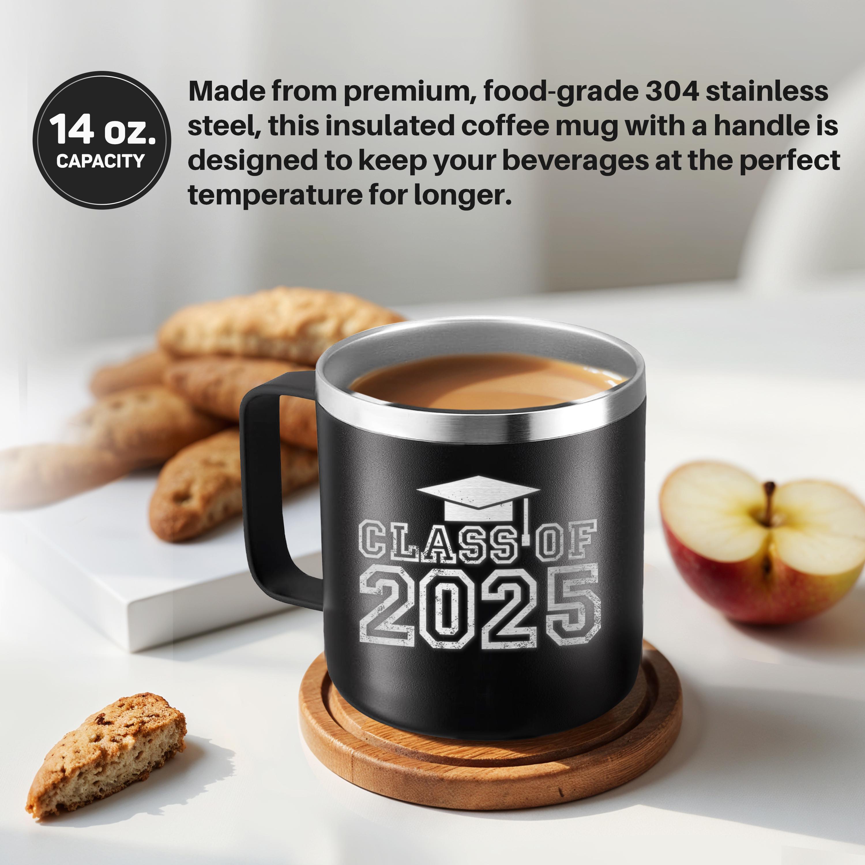 Graduation Gifts Class of 2025 Insulated Coffee Mug Tumbler With Handle Lid 14  Oz. Grad Gift for Son Daughter Men Women Graduation 2025. - Etsy Norway
