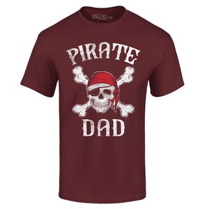 Pirate Dad Skull T-Shirt image 4