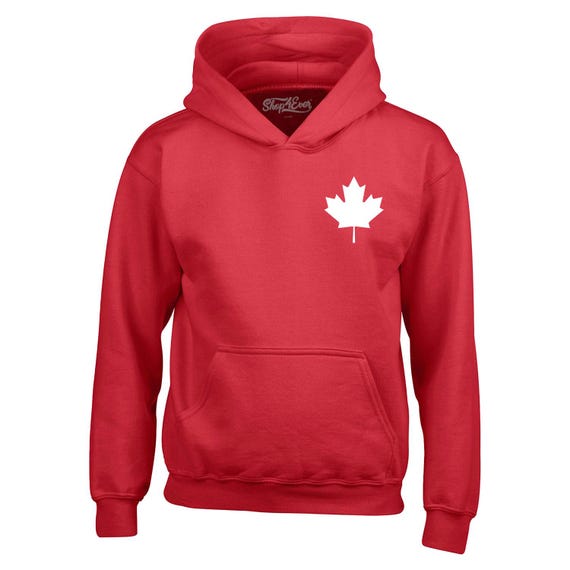 Maple Leaf Clothing Women's Canada Day Hoodies & Sweatshirts - Patriotic Long Sleeve Pullover Tops Long Sleeve Pullovers