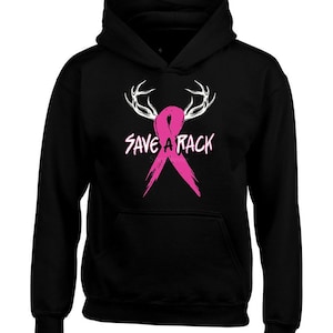 Save A Rack Hoodie Breast Cancer Awareness Sweatshirts Cancer Tee. Cancer Fighter. Breast Cancer Gift. Pink Ribbon. Cancer Warrior Shirt.