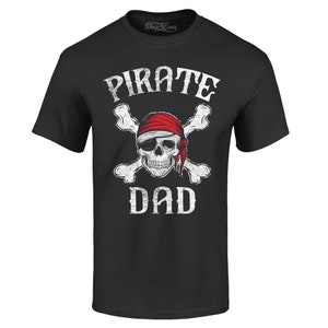 Pirate Dad Skull T-Shirt image 1