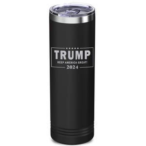 Trump 2024 Keep America Great Skinny Tumbler, Lid 20 oz. Slim Tumblers, Donald Trump, Trump Gift 2024, Election Donald Trump, Election 2024.