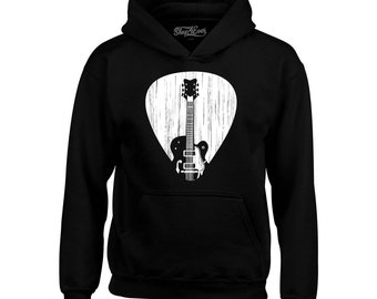 Electric Guitar Pick Musician Hoodie Sweatshirts