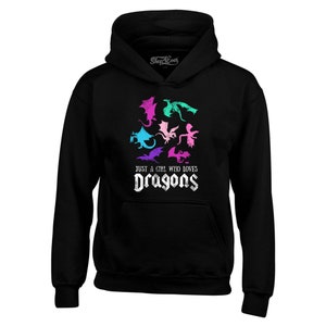 Just A Girl Who Loves Dragons Hoodie Sweatshirts