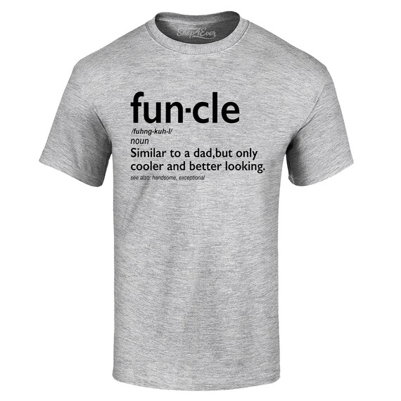 Fun cle T shirt Uncle Shirts Etsy