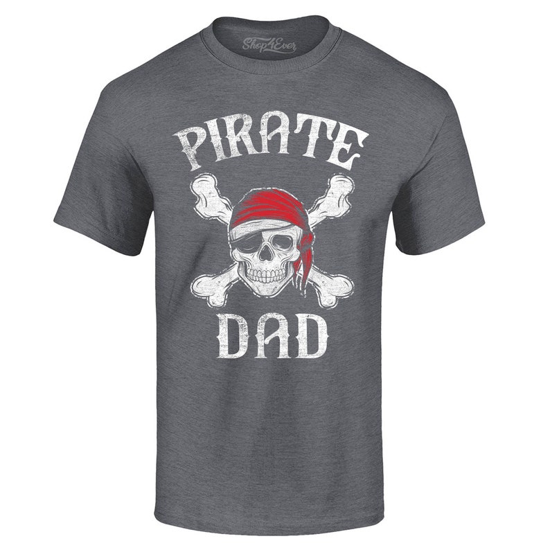 Pirate Dad Skull T-Shirt image 3