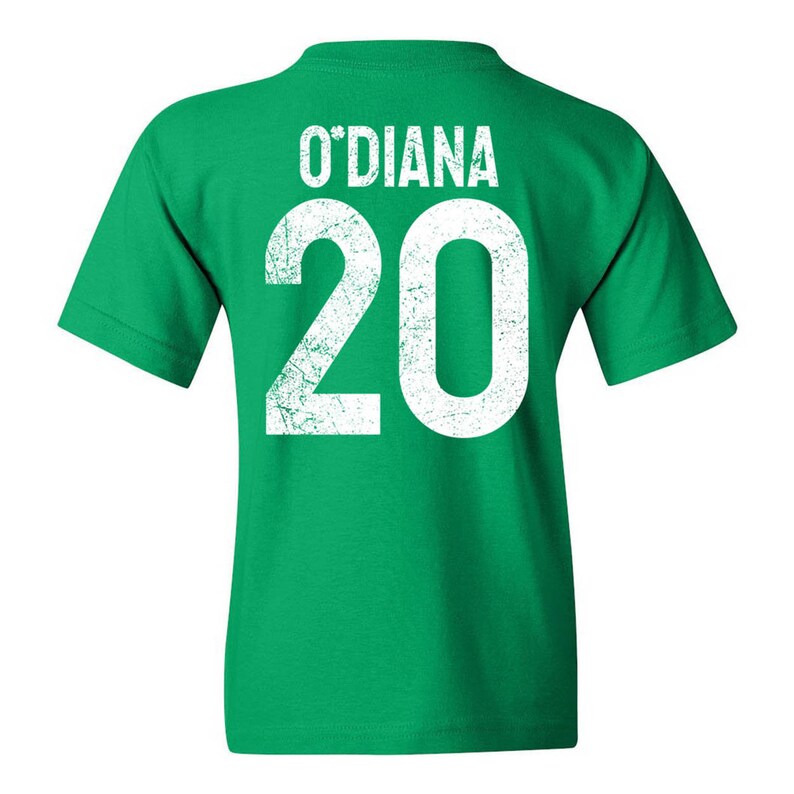 Make St. Patrick’s Day extra special with this Custom Irish Shamrock Kids’ T-Shirt! Personalize it with your child's name and jersey number for a unique and festive look. Perfect for parades, school events, and family celebrations, this customizable Irish Day shirt is a great gift for kids who love to show their Irish pride!