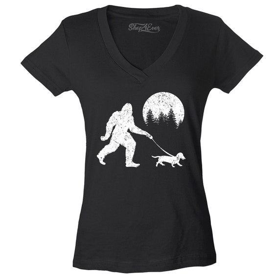 T-shirt Unisexe Bigfoot - Teckel Drôle 'Wiener Dog' - Cadeau Halloween