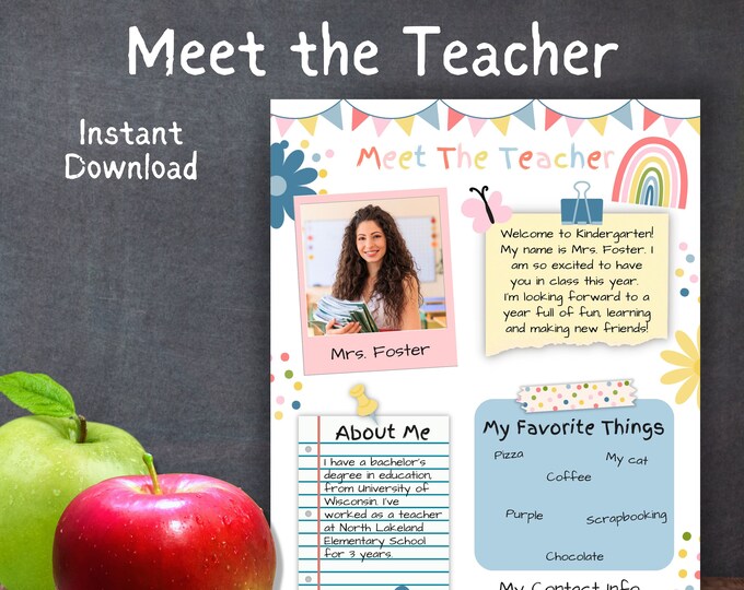 50% OFF SALE Meet the Teacher - Welcome Students - Open House - Back to ...