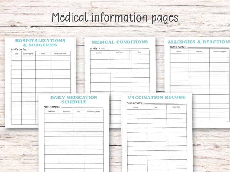Emergency Binder Printable PDF End of Life Planner in Case of Emergency or Death What If Estate ...