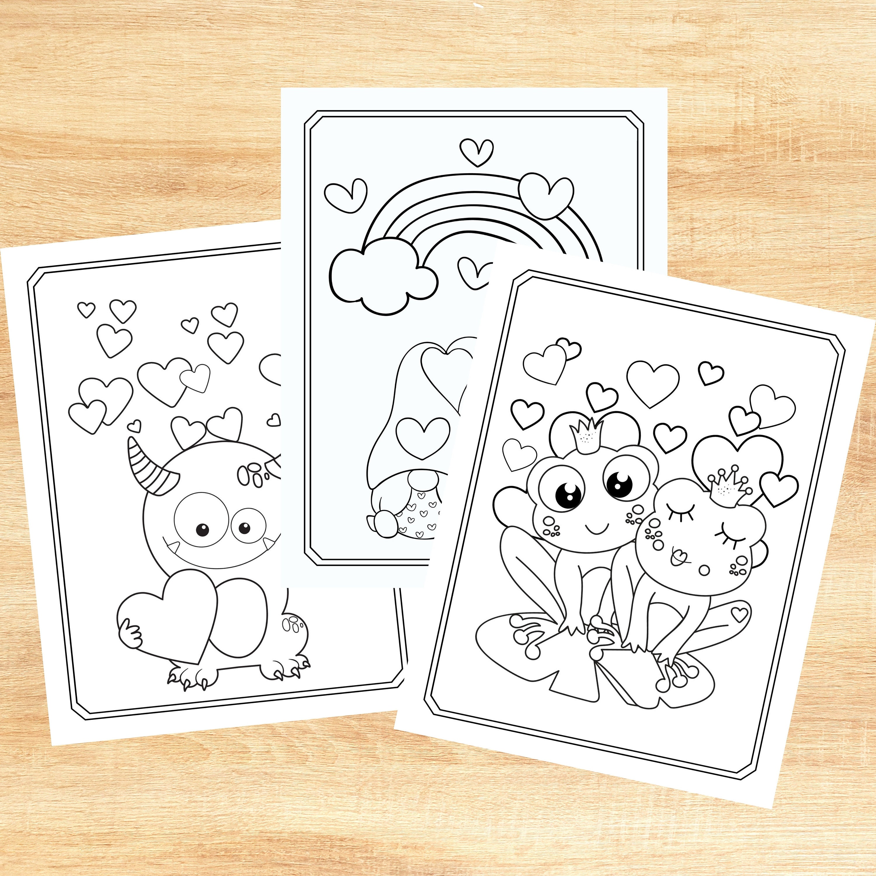 15 Valentine Coloring Pages for Kids - Printable Valentine's Day ...