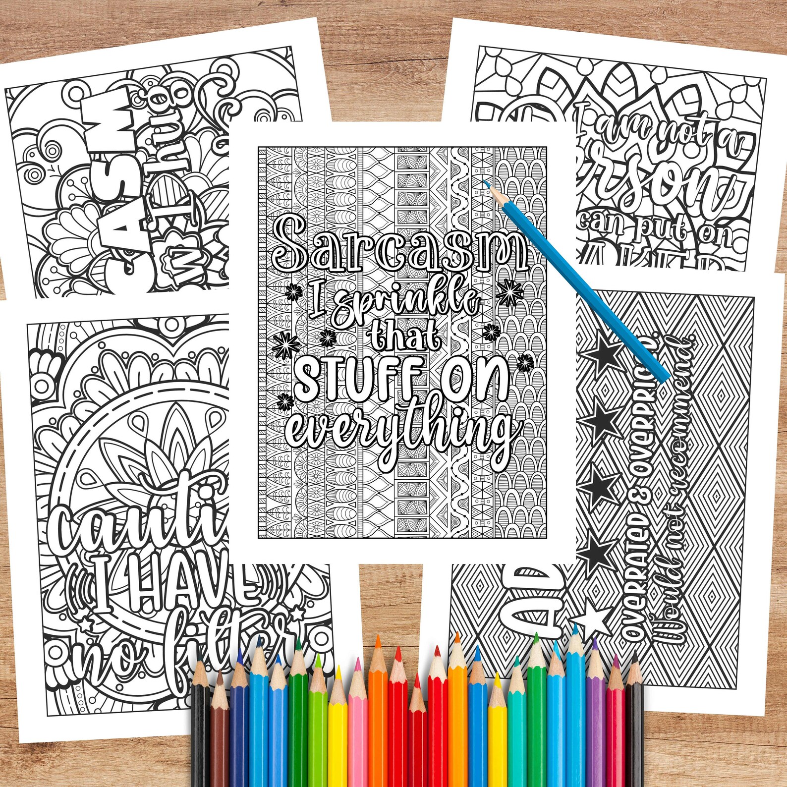 10 Hilarious Adult Coloring Books to Lift Your Spirits