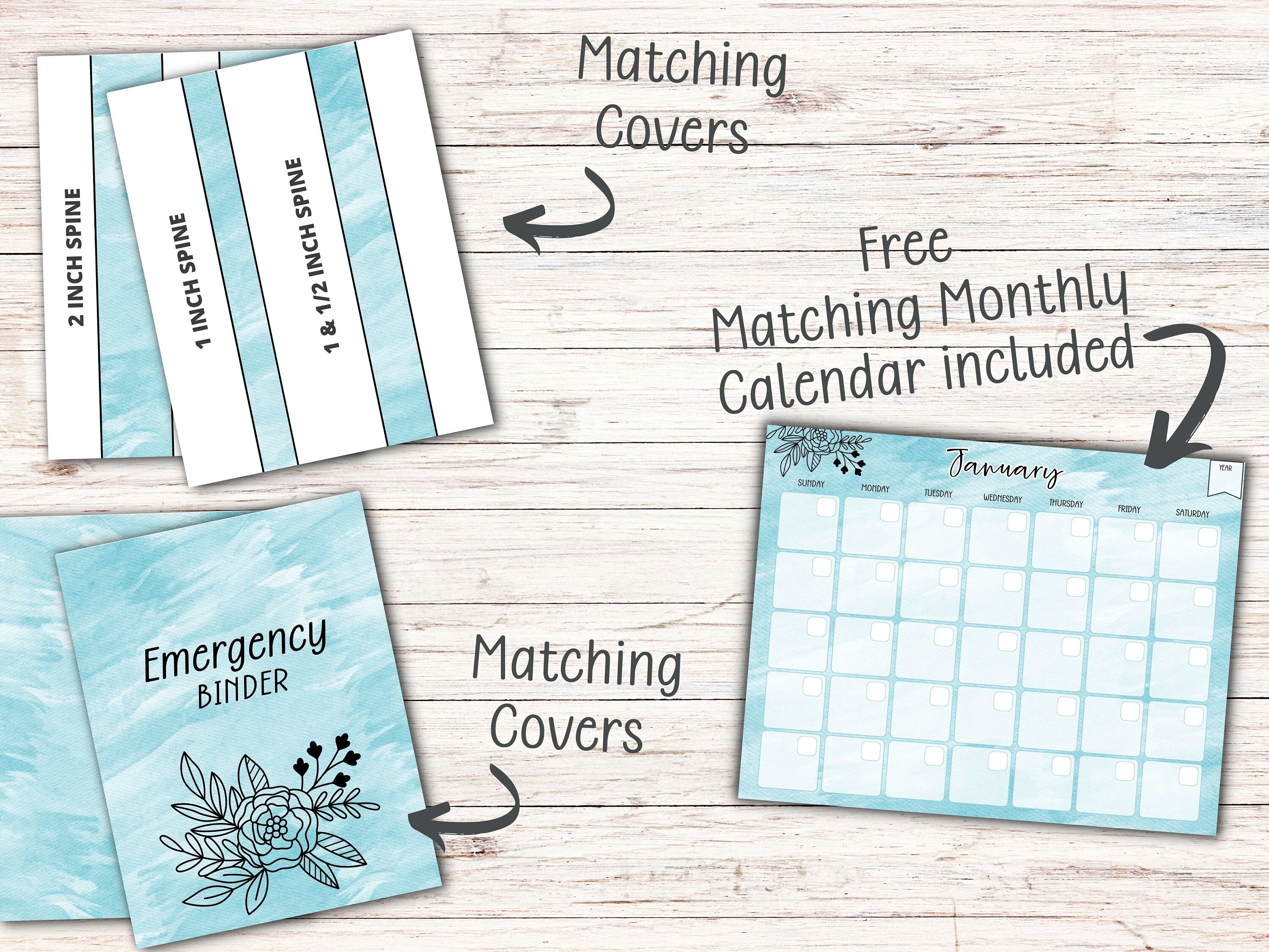 Emergency Binder - Printable PDF End of Life Planner - in Case of ...