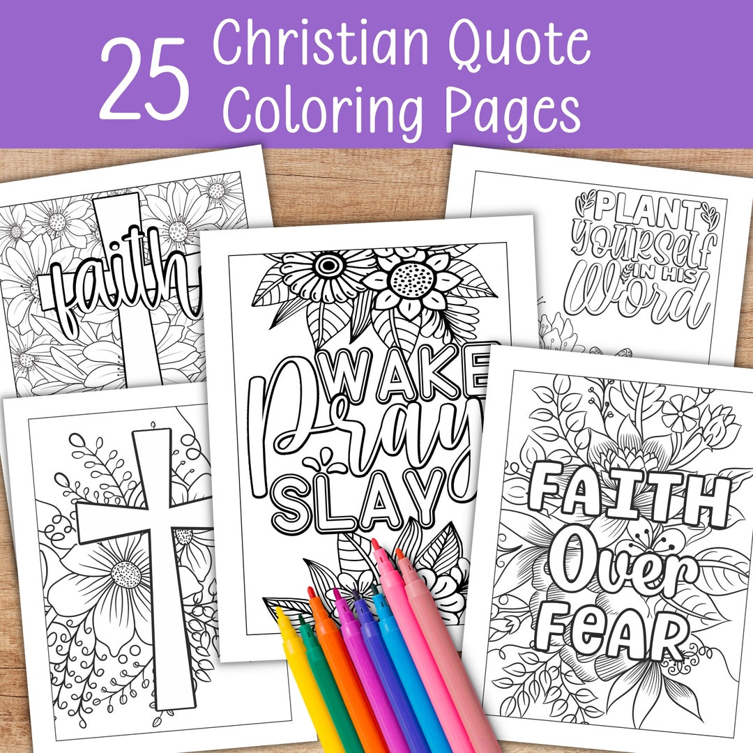 25 Christian Bible Coloring Pages for Adults and Teens Printable