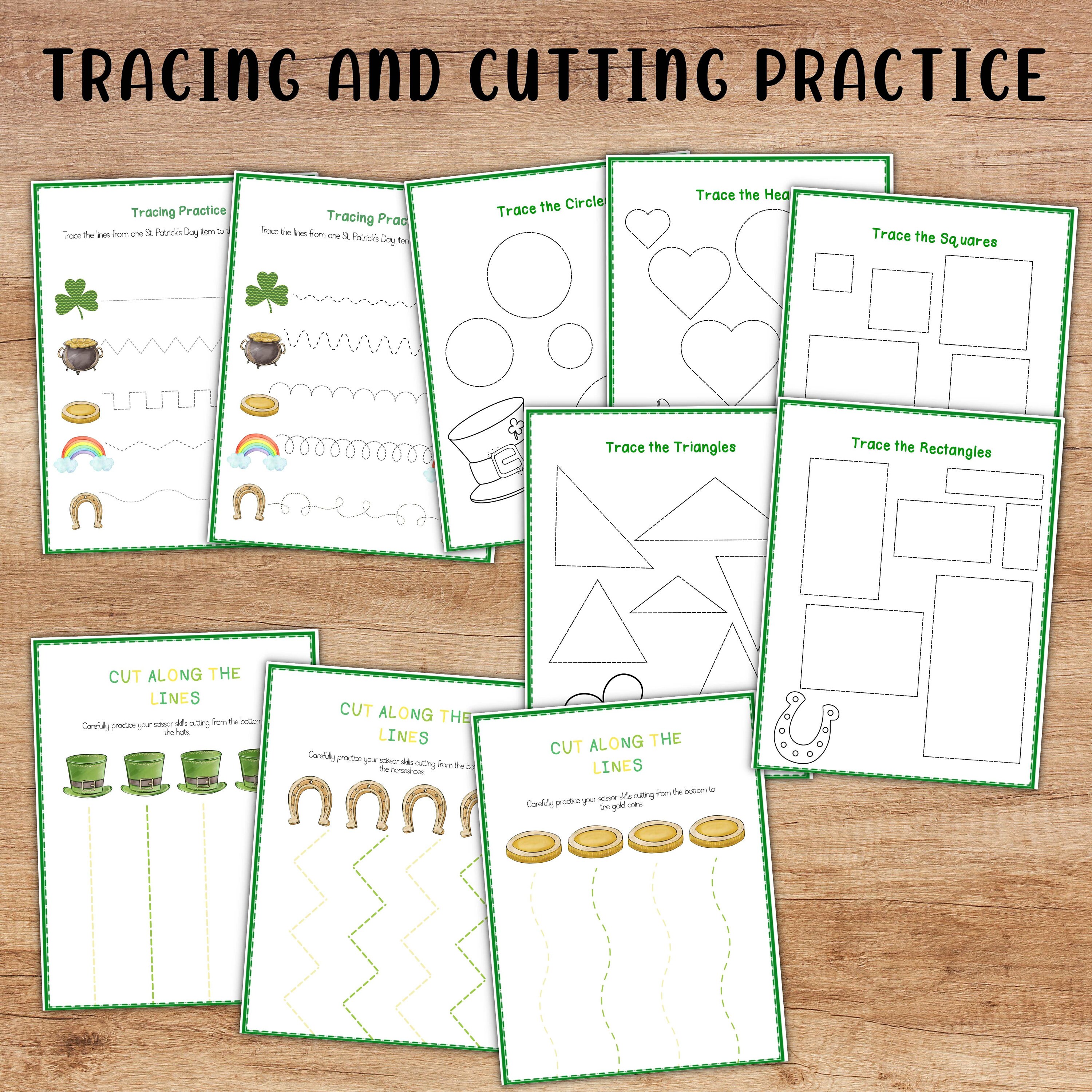 St. Patrick's Day Preschool Worksheet and Activity Bundle - Pre-k ...