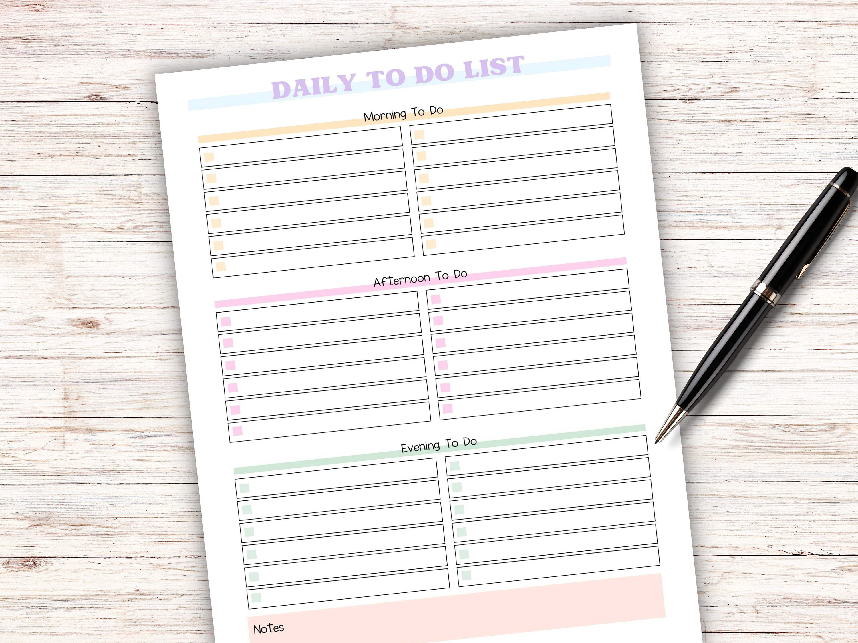 Brain Dump Bundle - ADHD Daily Planner Printable With to Do List ...