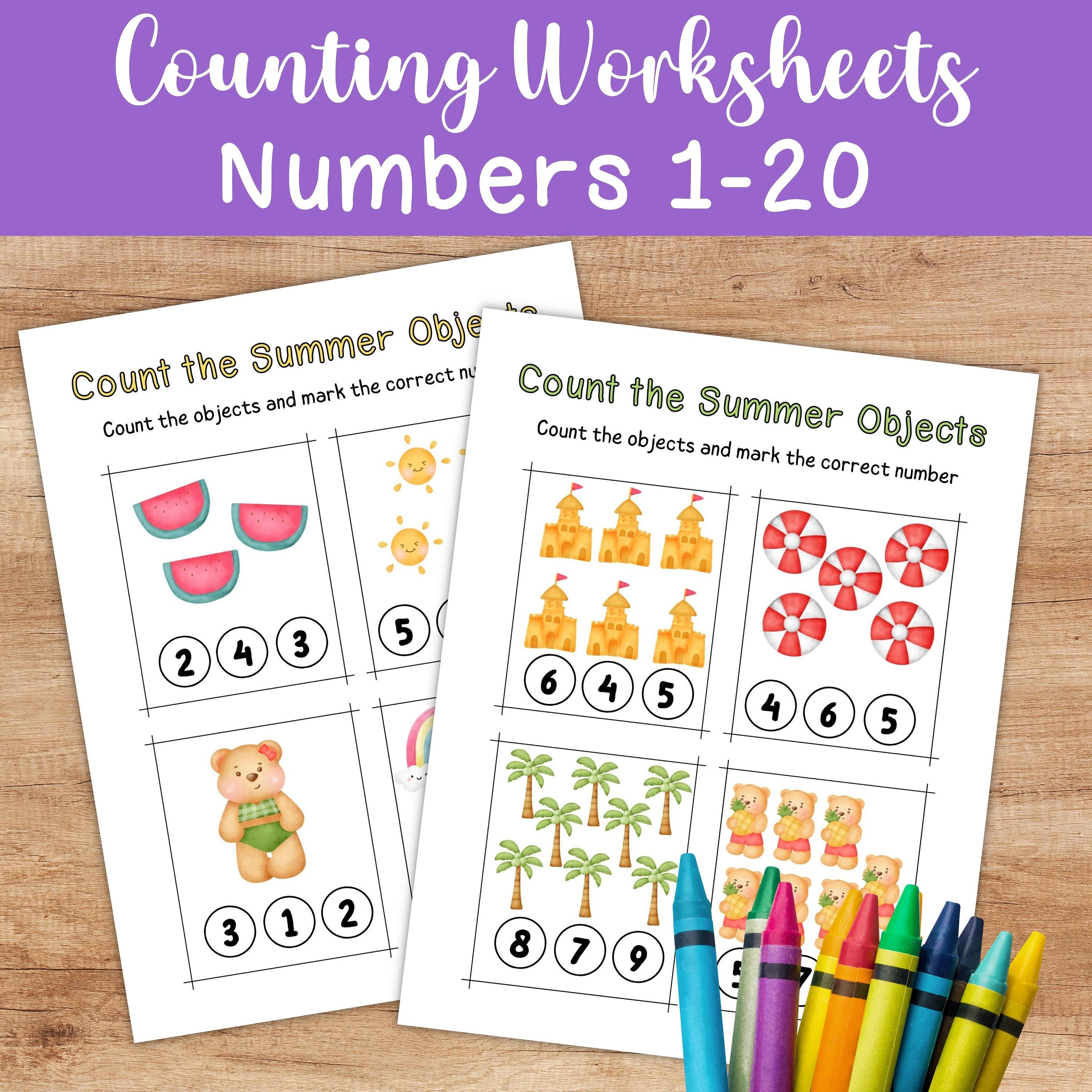 3 Year Old Worksheet - Etsy