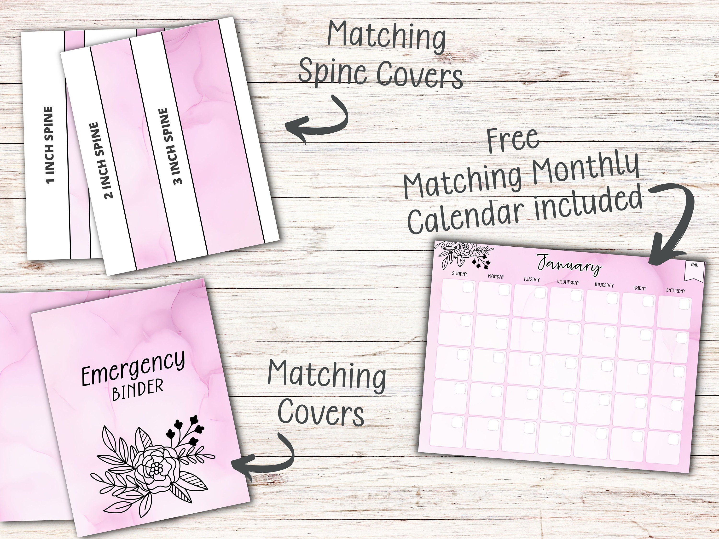 End of Life Planner - Printable Emergency Binder PDF - in Case of ...