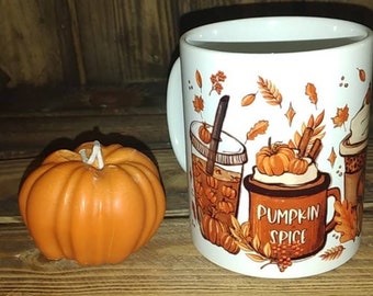 Mug Automne Citrouille Épice Citrouille Cadeau Automne