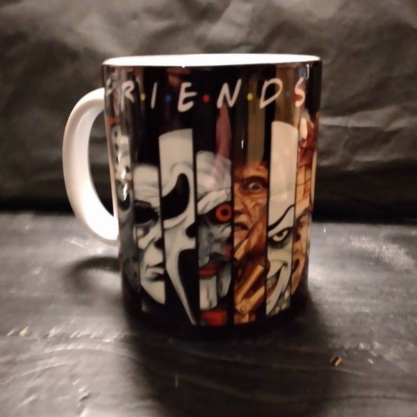 Tasse mit Horrorfreunde Mug Geschenk Halloween