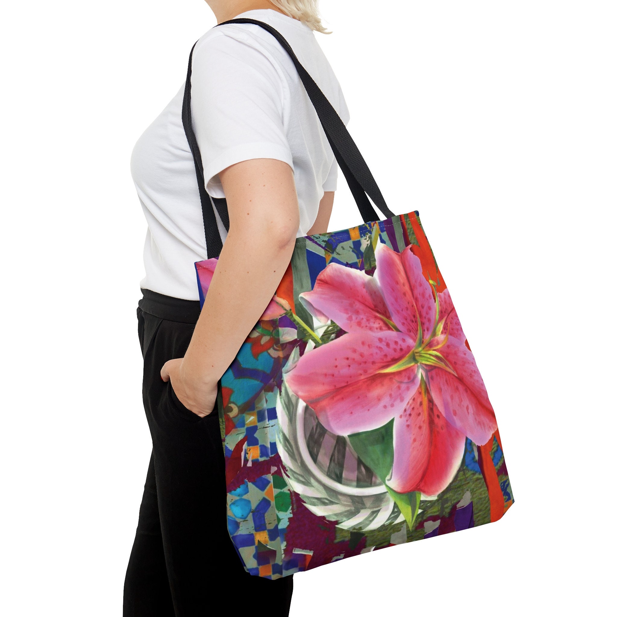 Lily Pond Artisan Beaded Feminine Oversized Tote