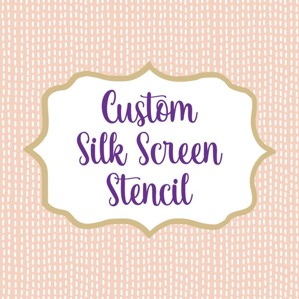 Silk Screen Stencils Etsy