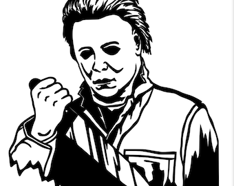 Michael Myers Vinyl Aufkleber