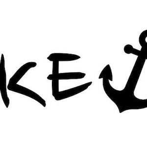 Lake Life-vinylsticker: