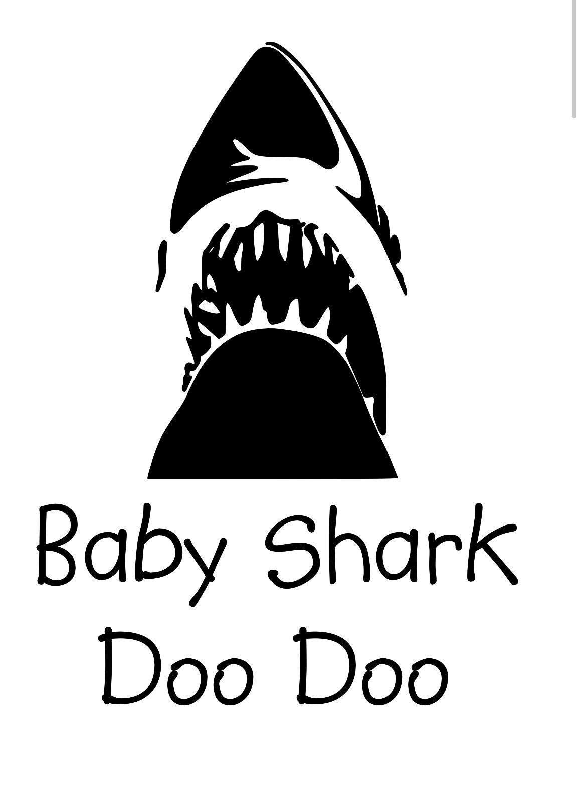 Baby Shark Vinyl Decal
