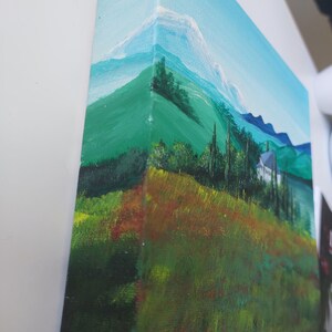 Pintura acrílica toscana sobre lienzo 20x20. imagen 5