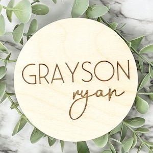 Wooden Baby Name Sign, Baby Name Announcement, Newborn Name Wood Sign, Hospital Name Sign, Baby Shower Gift for Mom, Newborn Keepsake
