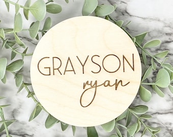 Wooden Baby Name Sign, Baby Name Announcement, Newborn Name Wood Sign, Hospital Name Sign, Baby Shower Gift for Mom, Newborn Keepsake