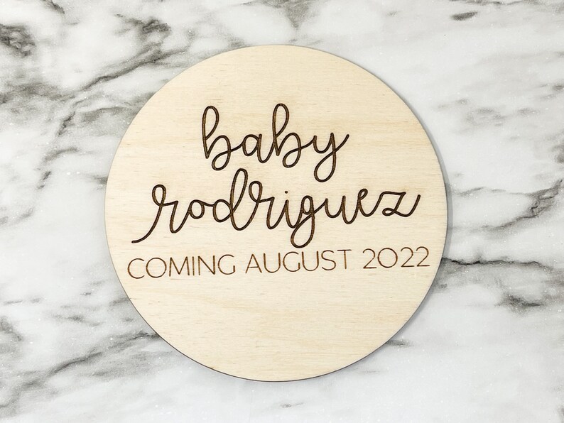 Pregnancy Announcement Sign, Baby Arriving Sign, Baby Coming Soon, Maternity Photo Prop, New Baby Announcement, Pregnancy Reveal to Parents image 1
