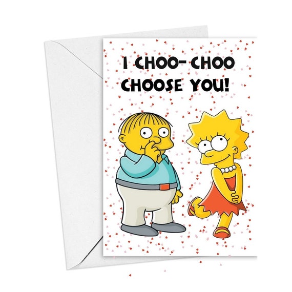 The Simpsons Lisa Simpson Ralph Wiggum Valentine's | Etsy Canada