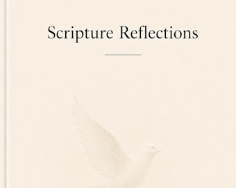 Scripture Reflection Journal | Printable Christian Bible Study Journal | Digital PDF Download