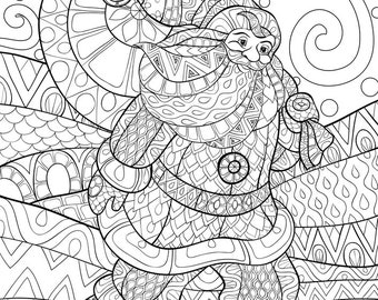 BEST VALUE 30 Snowflake Mandala Coloring Book for Adults Instant Download  Stress Relieving Coloring Pages With Wintertime Holiday Patterns 