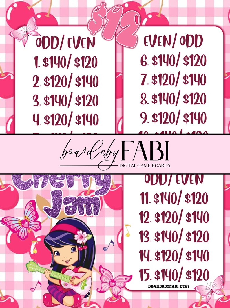 Bingo Boards Bingo Boards 1 15 Bingo Boards Pick Your Etsy