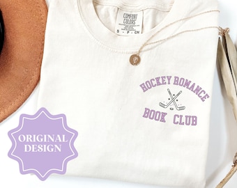 Hockey Romance Book Club Shirt, Comfort Colors Tee, Hockey Romance Shirt, Book Lover, Book Shirt, Book Themed Gift, In Hockey Romance Era