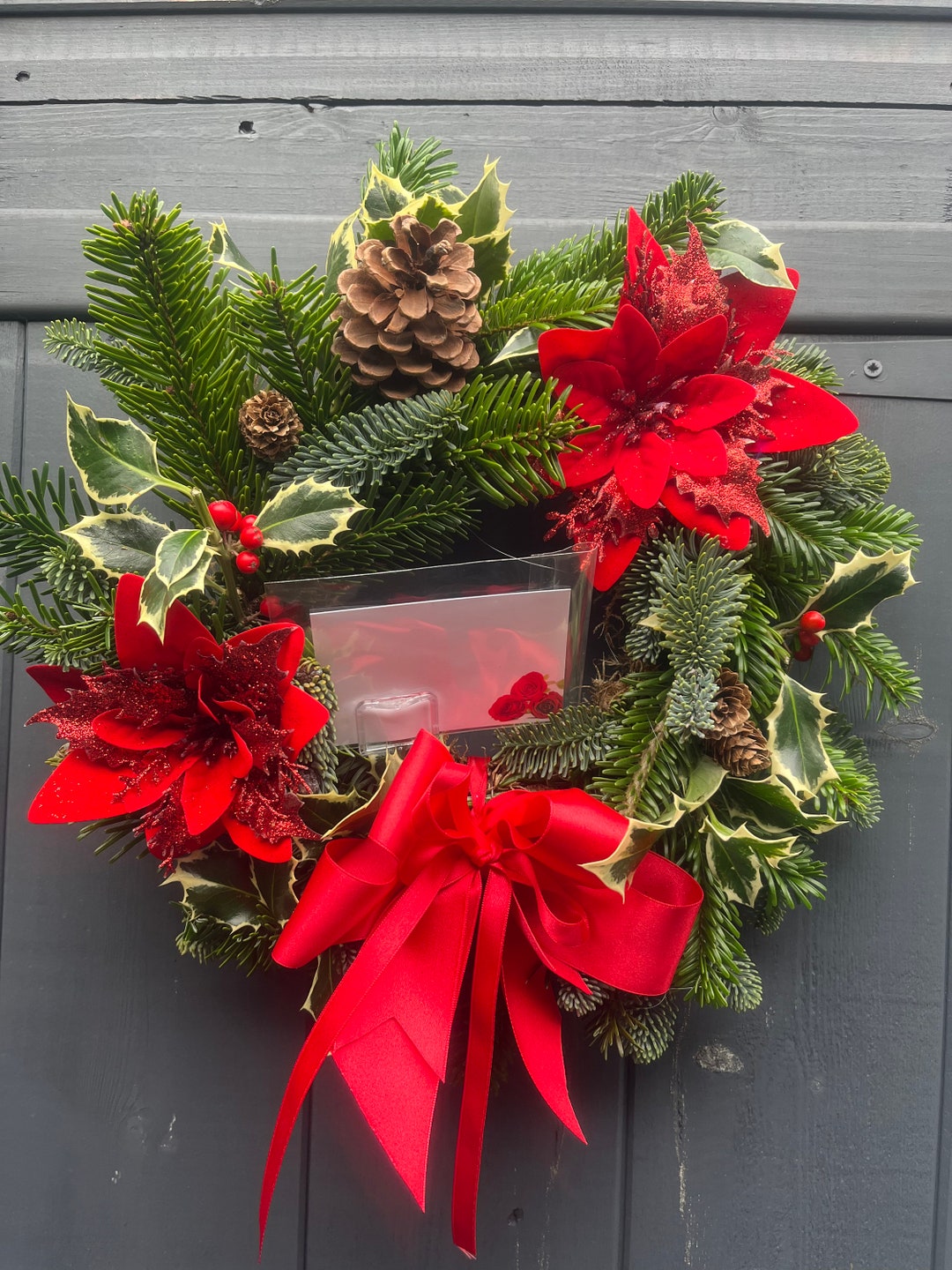 Graveside/memorial Christmas Wreaths Etsy UK