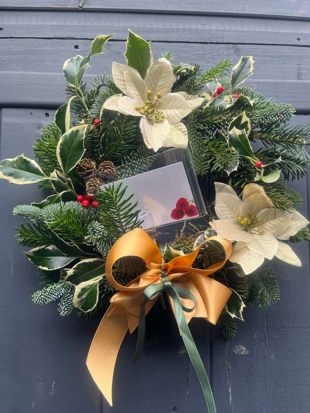 Graveside/memorial Christmas Wreaths Etsy UK