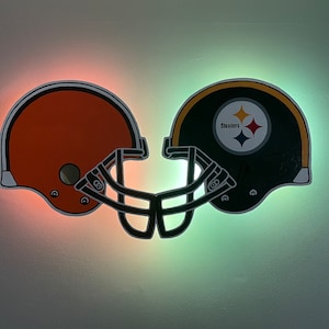 Cleveland Browns VS Pittsburgh Steelers LED Sign - Etsy