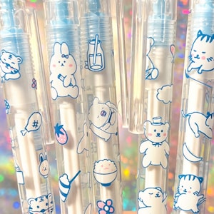 Kawaii Animal Black Ink Gel Pen | 0.5mm Black Ink Gel Pen