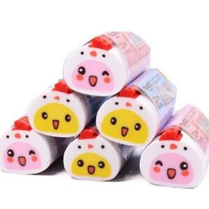 Kawaii Chicken Erasers