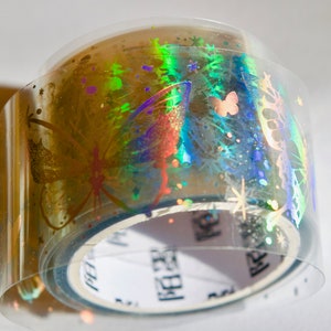 Butterfly Laser Holographic Masking Tape 30mm x 3m image 7