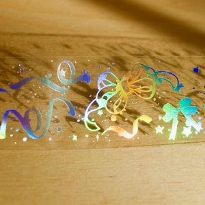 Ribbon Laser Holographic Masking Tape 30mm x 3m image 5