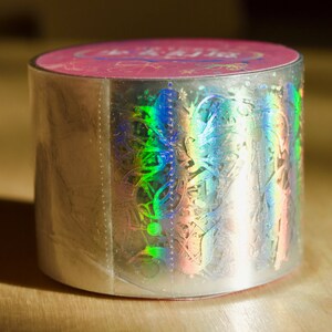 Ribbon Laser Holographic Masking Tape 30mm x 3m image 3
