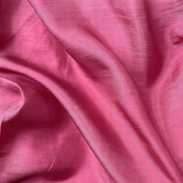 Magenta Pink Mulberry Silk 30g fabric | Pink Pure Silk Handmade From Vietnam | Habotai Silk Fabric Making Dress | Silk make Quilt